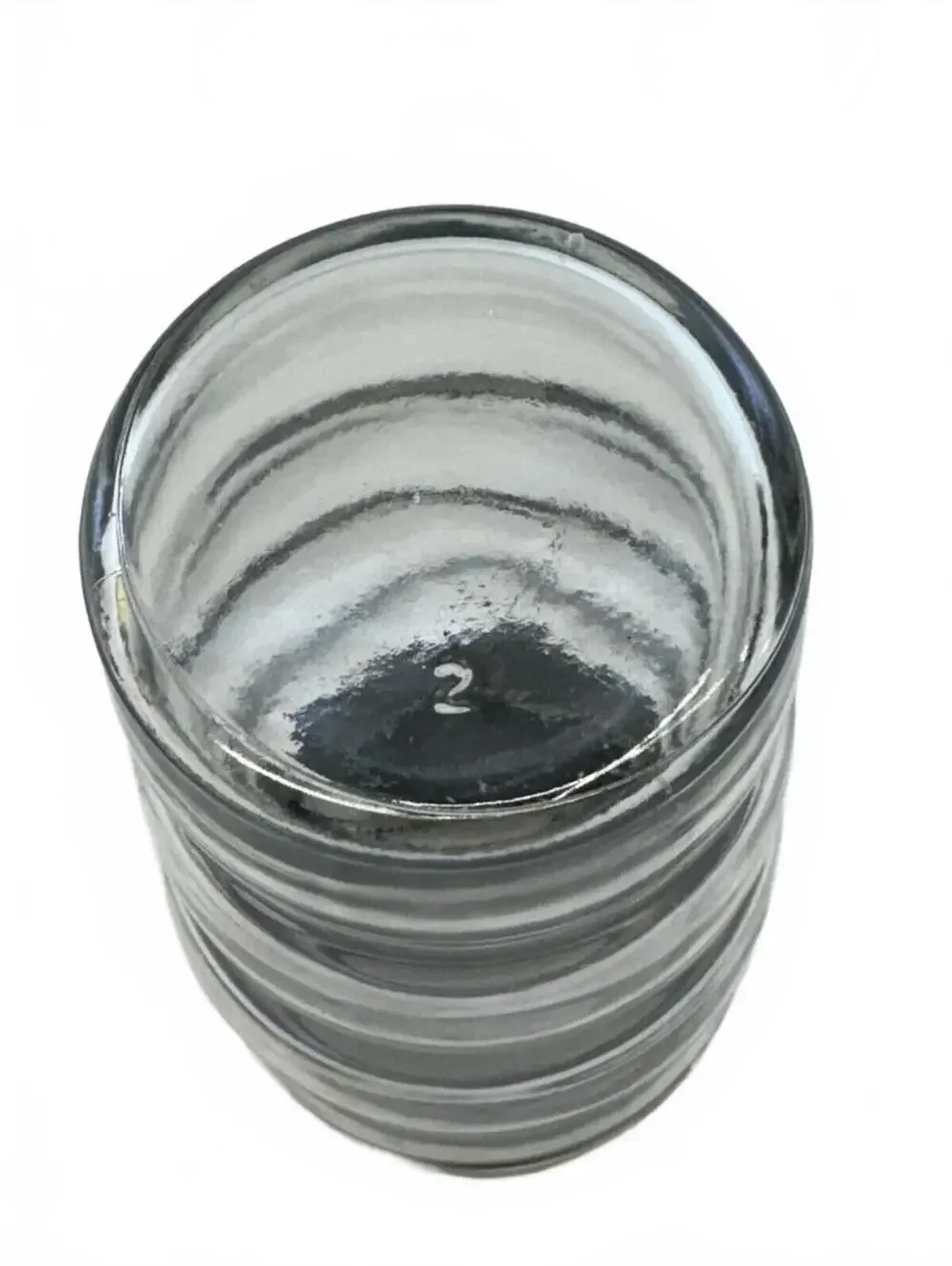 Vintage BOOTHS GIN Cocktail Mixing Glass Barware W A Taylor Advertising 6”